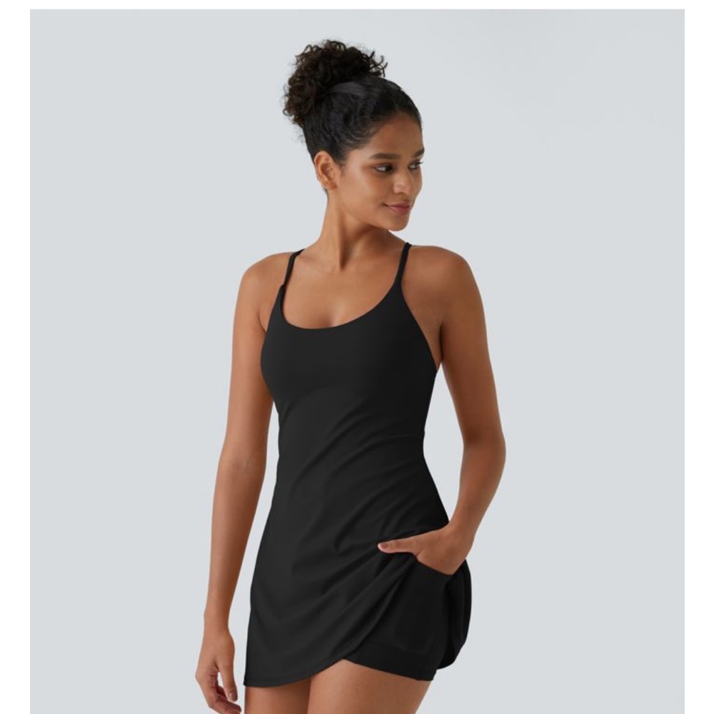 Softlyzero™ Plush Backless Active Dress-Easy Peezy Edition